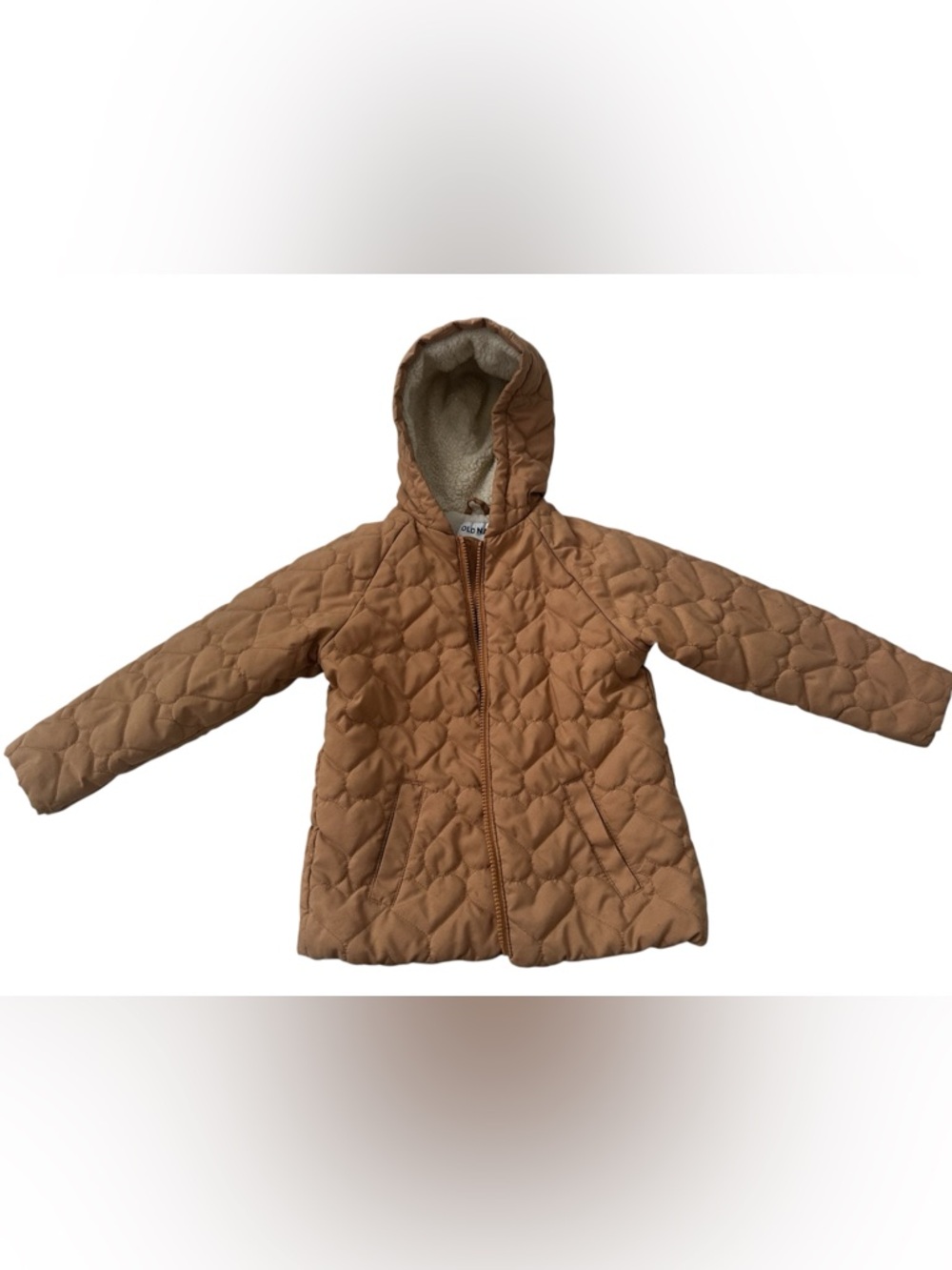 Old Navy Quilted Hooded Puffer Jacket - Caramel